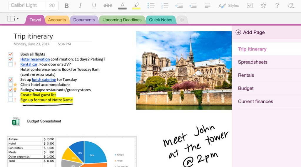 5. microsoft onenote